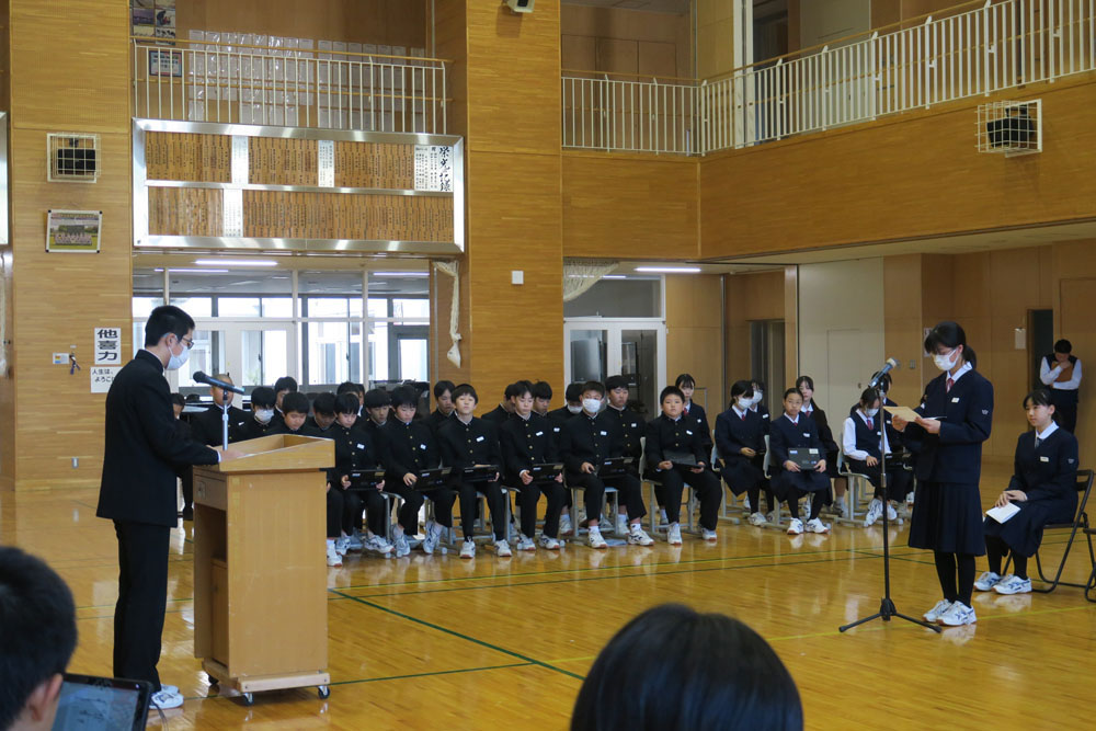 後期生徒総会の様子11